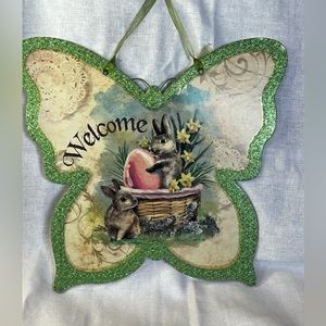 Butterfly Hanging Sign